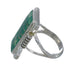 Turquoise Genuine Sterling Silver Southwestern Ring Size 7 QX80316