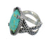Turquoise Southwest Genuine Sterling Silver Ring Size 6-3/4 QX80393