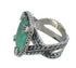Sterling Silver Turquoise Southwestern Ring Size 7-1/2 QX80414
