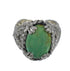 Sterling Silver And Turquoise Southwest Ring Size 7-1/2 WX80716
