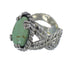 Turquoise Southwest Sterling Silver Ring Size 7 WX80726