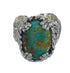 Southwestern Turquoise And Genuine Sterling Silver Ring Size 5-1/4 WX80741