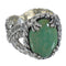 Southwest Genuine Sterling Silver And Turquoise Ring Size 7-1/2 WX80748