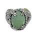 Genuine Sterling Silver Southwestern Turquoise Ring Size 7-3/4 WX80766