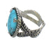 Turquoise Authentic Sterling Silver Ring Size 8-1/4 RX62118