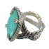 Turquoise And Sterling Silver Ring Size 7-1/4 RX62135