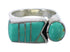 Sterling Silver Turquoise Southwest Jewelry Ring Size 7-1/4 VX61412