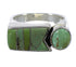 Sterling Silver Turquoise Southwest Ring Size 8-1/4 VX61417