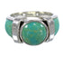 Silver And Turquoise Southwestern Jewelry Ring Size 5-1/2 QX81296