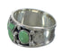 Silver Southwest Turquoise Ring Size 7-1/4 AX92755