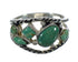 Turquoise And Sterling Silver Southwest Ring Size 8-1/2 YX92696