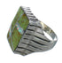 Silver Turquoise Opal Southwest Ring Size 9 YX82516