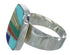 Multicolor Silver Southwest Ring Size 8-3/4 YX74916