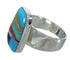 Sterling Silver Multicolor Southwestern Ring Size 5-1/4 YX74943