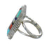 Multicolor And Silver Southwest Jewelry Ring Size 4-3/4 YX75077
