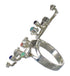 Southwestern Multicolor Sterling Silver Jewelry Ring Size 4-1/4 YX75145