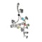 Multicolor Southwest Silver Jewelry Ring Size 5-3/4 YX75163