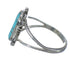 Sterling Silver Opal And Turquoise Inlay Southwest Ring Size 8-3/4 WX70306