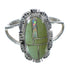 Turquoise Opal Genuine Sterling Silver Southwest Ring Size 7-1/4 WX70371
