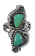 Sterling Silver And Turquoise Southwestern Ring Size 7-3/4 RX62807