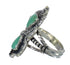 Southwestern Sterling Silver And Turquoise Ring Size 8-1/4 RX62813
