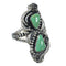 Sterling Silver Southwest Turquoise Ring Size 7-3/4 RX62868