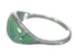 Southwest Sterling Silver And Turquoise Inlay Ring Size 6-3/4 WX62312