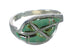Turquoise And Sterling Silver Southwestern Ring Size 6-1/4 WX62829