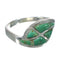 Southwestern Turquoise And Sterling Silver Ring Size 8-1/4 WX62842