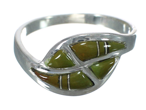 Turquoise Southwest Genuine Sterling Silver Ring Size 8-3/4 WX62960