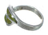 Southwest Silver Turquoise Inlay Ring Size 6-1/2 WX63072