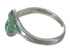 Sterling Silver Turquoise Inlay Southwestern Ring Size 8-1/4 WX63089