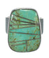 Turquoise Inlay Genuine Sterling Silver Southwest Ring Size 4-3/4 WX63116
