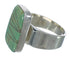 Southwest Turquoise Inlay And Sterling Silver Jewelry Ring Size 7-3/4 WX63120