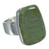 Sterling Silver Southwestern Turquoise Inlay Jewelry Ring Size 5-1/4 WX63159