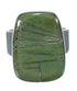 Sterling Silver Southwestern Turquoise Inlay Jewelry Ring Size 5-1/4 WX63159