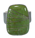 Silver Southwestern Turquoise Jewelry Ring Size 5-1/4 WX63214