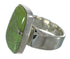 Silver Southwestern Turquoise Jewelry Ring Size 5-1/4 WX63214
