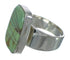 Southwestern Jewelry Sterling Silver And Turquoise Ring Size 7 WX63257