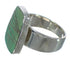 Southwest Jewelry Genuine Sterling Silver And Turquoise Ring Size 7-3/4 WX63266