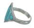 Turquoise Silver Southwestern Jewelry Ring Size 6-3/4 YX70543