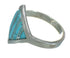 Southwestern Turquoise Sterling Silver Jewelry Ring Size 4-3/4 YX70562