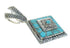 Southwestern Turquoise And Sterling Silver Pendant WX63501
