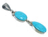 Turquoise Authentic Sterling Silver Southwest Pendant MX63035