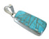 Silver Turquoise Inlay Southwest Jewelry Pendant MX63127