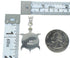 Native American Pueblo Design Silver Multicolor Inlay Turtle Pendant MX64304