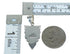 Sterling Silver Turquoise Inlay Pendant MX62718