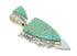 Authentic Sterling Silver Turquoise Inlay Pendant MX62722