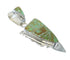 Turquoise Authentic Sterling Silver Jewelry Pendant MX62729