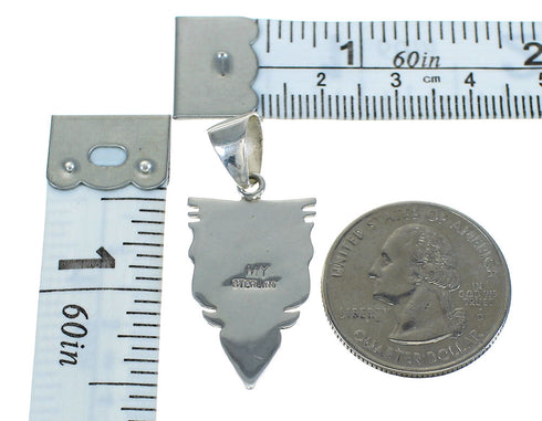 Genuine Sterling Silver Turquoise Jewelry Pendant MX62731